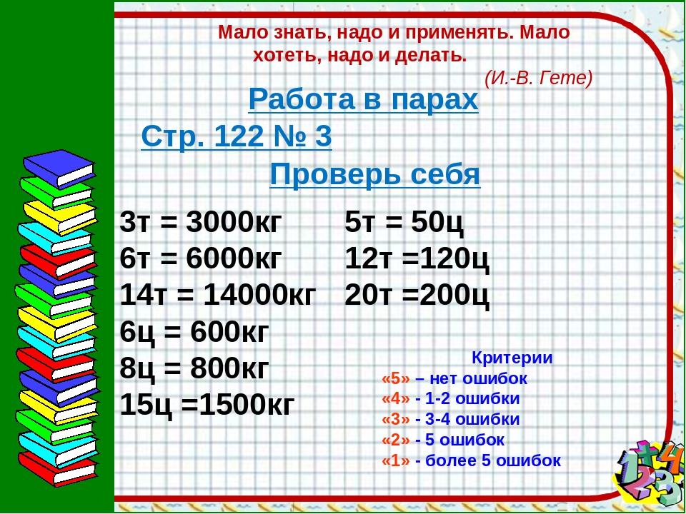 Разберемся как перевести 1 4 1 3 1 2 2 3 3 4 центнера в килограммы и тонны