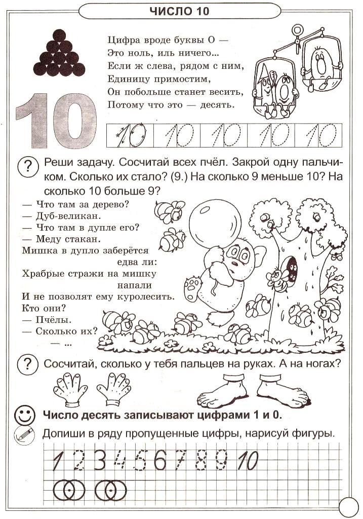 Число 10 Образование числа 10 Запись числа 10 Состав числа 10 Последовательность чисел в пределах 10 Десяток
