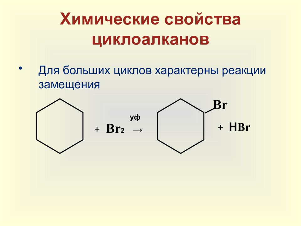 Тренировочные задания для подготовки к егэ на циклоалканы.