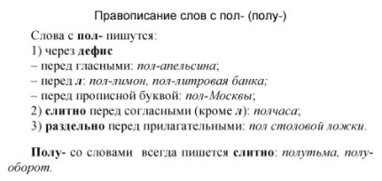 «пол поля» или «полполя» – как правильно пишется?
