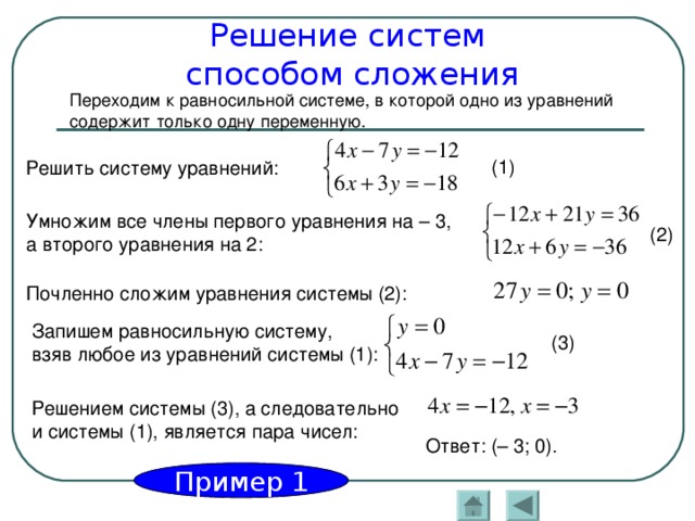 Подготовка школьников к егэ и огэ  (справочник по математике - алгебра - системы линейных уравнений)