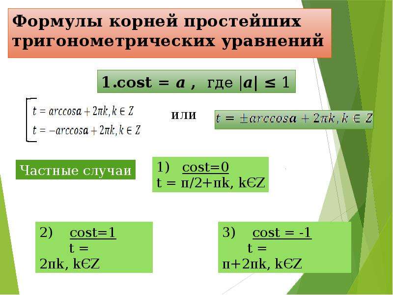 Тригонометрические уравнения и преобразования