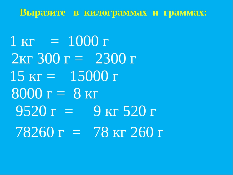 Перевести килограммы в тонны