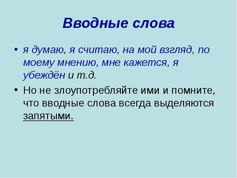 Запятая после по моему в начале предложения