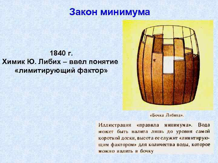Экологические факторы