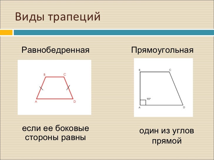 Прямоугольная трапеция